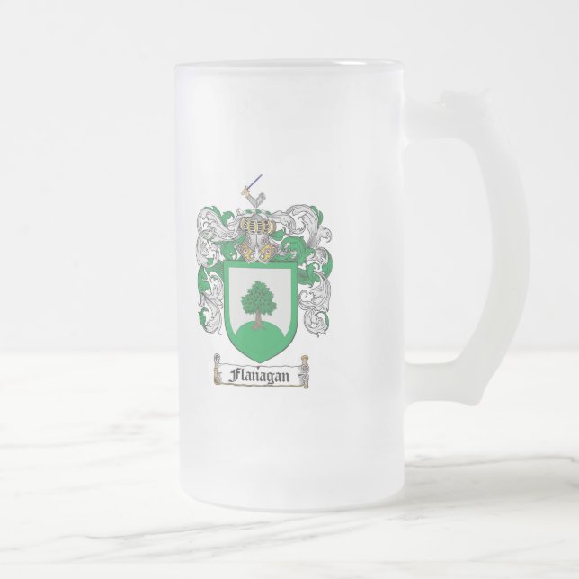 FLANAGAN-FAMILJVAPENSKÖLD - FLANAGAN-VAPENSKÖLD FROSTAT ÖLGLAS (Höger)