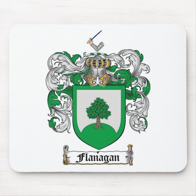 FLANAGAN FAMILY CREST - FLANAGAN JACKAR ARM MUSMATTA (Framsidan)