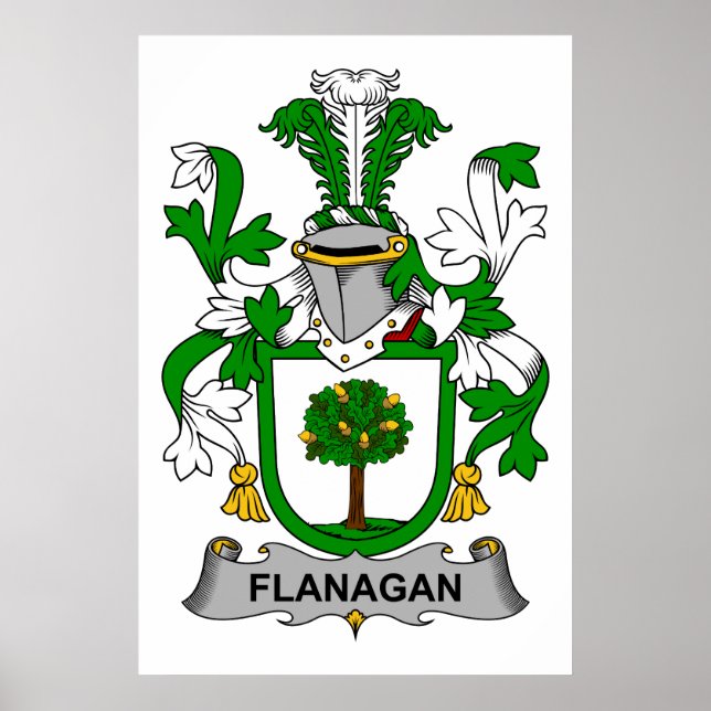 Flanagan Family Crest Poster (Framsidan)