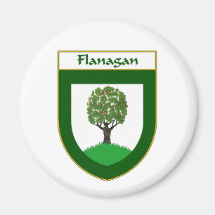 Flanagan vapensköld-/familjvapensköld magnet