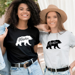 Flanals Äventyr Mamma Bear Baby Shower T Shirt