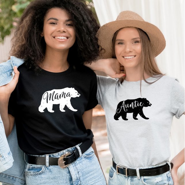 Flanals Äventyr Mamma Bear Baby Shower T Shirt (Skapare uppladdad)