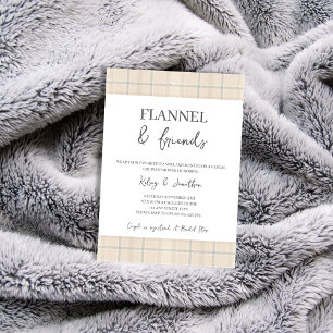Flanals & Friends Rustic Fall Par Shower Inbjudningar