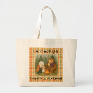 Flanals & Frights Tote Bag - Mysigt Fall Jumbo Tygkasse