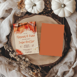 Flanals och Fizz Möhippa, Höst, Orange Inbjudningar