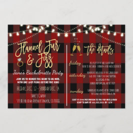 Flanals Päls och Fizz Party-inbjudan Inbjudningar