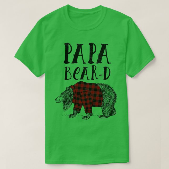 Flanals Pappa Bear Beard 1 T Shirt (Design framsida)