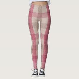 Flananalkvinnans benägenhet leggings