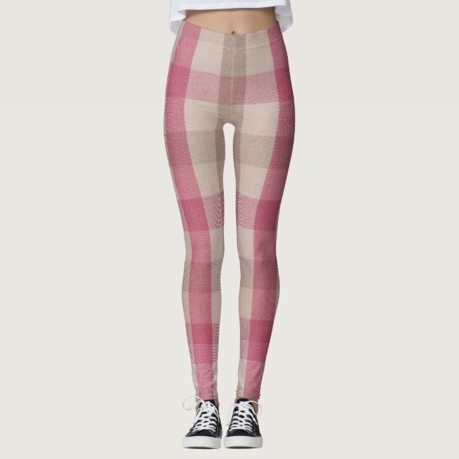 Flananalkvinnans benägenhet leggings (Framsida)