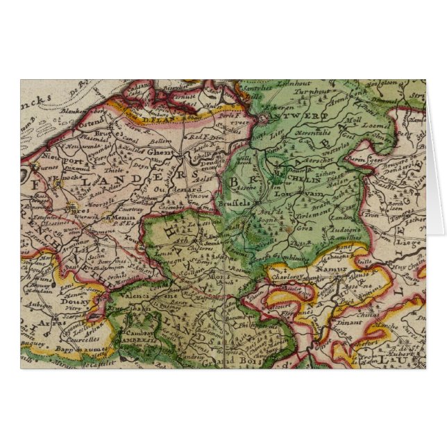 Flandern eller Österrike Nederländerna Hälsningskort (Framsidan Horizontal)