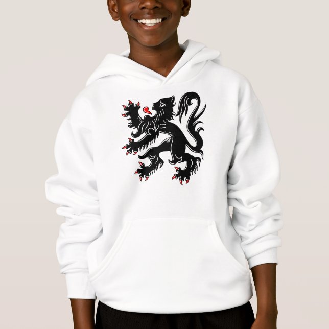 Flanderns flagga t shirt (Framsida)