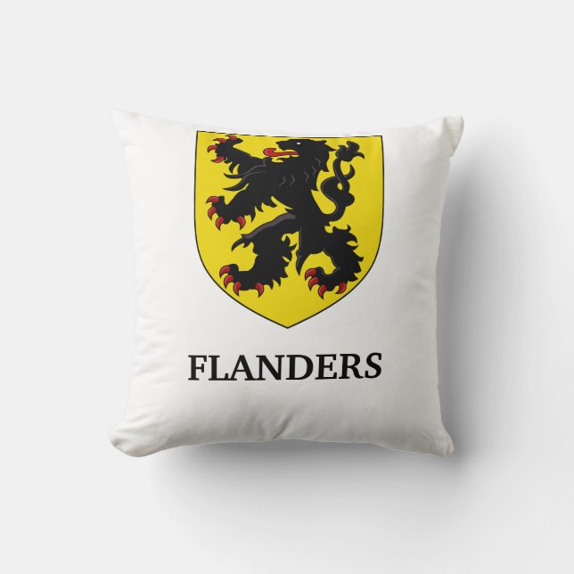 Flanderns vapen heraldisk lejon kudde (Framsida)