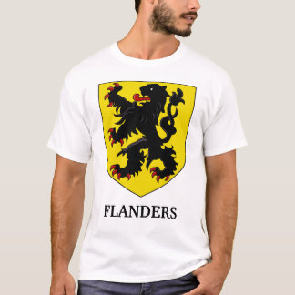 Flanderns vapen heraldisk lejon t shirt