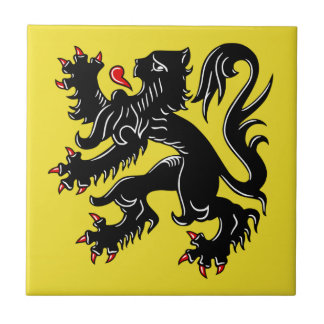 Flanders (Belgien) flagga Kakelplatta