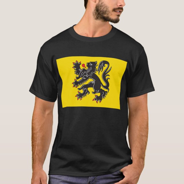 Flanders flaggaT-tröja T-shirt (Framsida)