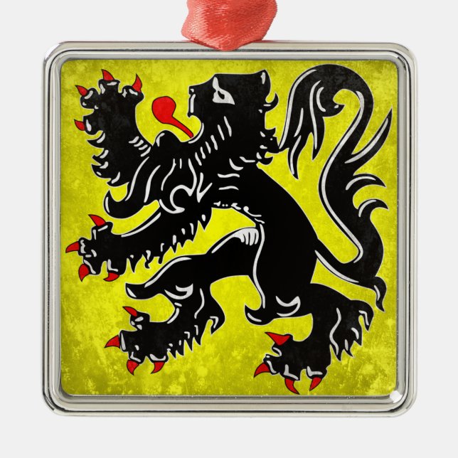 Flanders Julgransprydnad Metall (Framsidan)