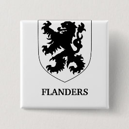 Flanders Lejon Grafisk Design Konst Knapp
