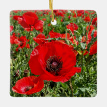 Flanders Poppy Ornament