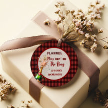 Flanell Fling före ringen   röd kartrutig möhippa
