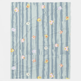 Flanellfilt (Stor 60" x 80") – Whimsy Faces Fleecefilt