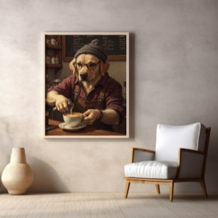 Flannel Labs dagliga slit börjar Poster