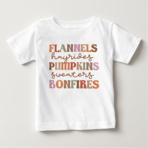 Flannels Pumpkins Bonfire T Shirt