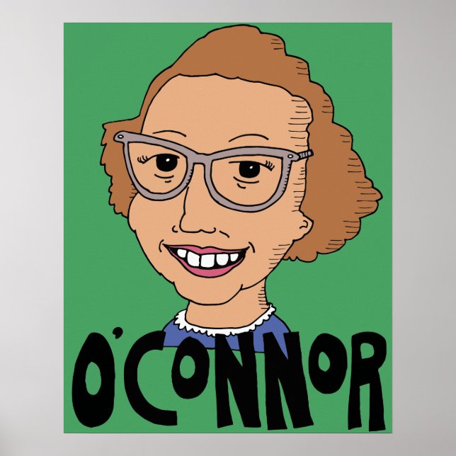 Flannery O'Connor poster (Framsidan)