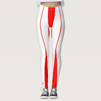 Flänsdesign Leggings