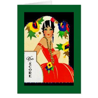 Flänstreck Hälsningskort