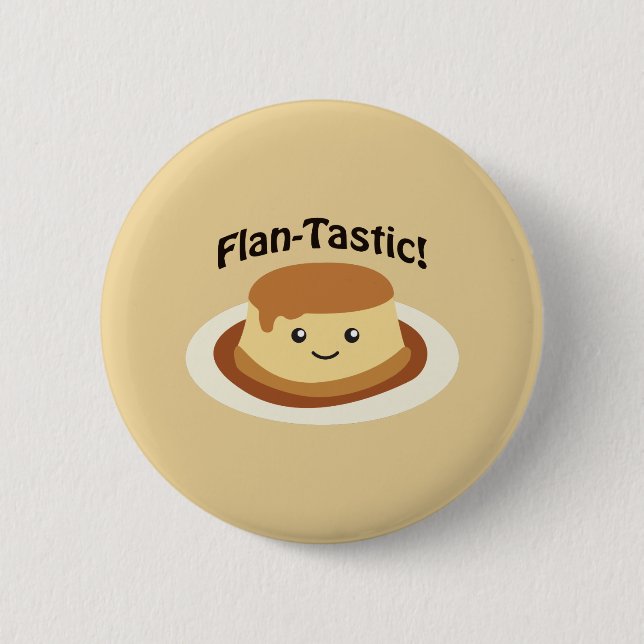 Flantastic! Gullig flan Knapp (Framsida)