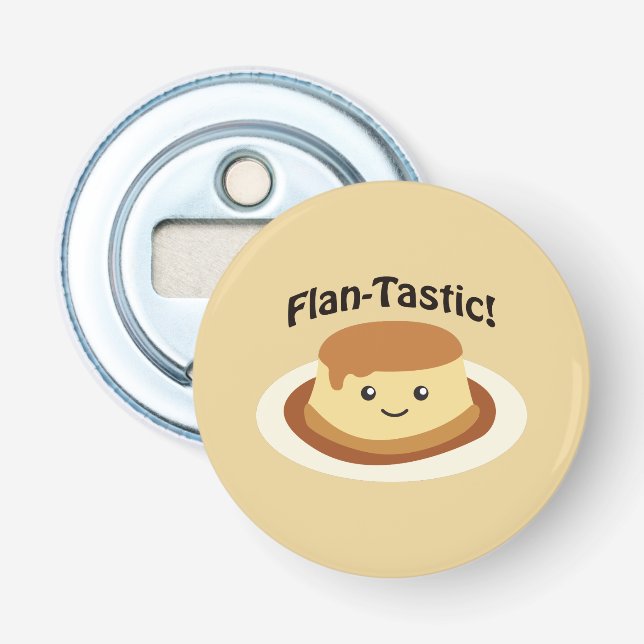 Flantastiskt! Cute flan Flasköppnare (Framsidan)