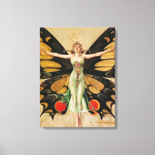 Flapper 1922 av Joseph Christian Leyendecker Canvastryck