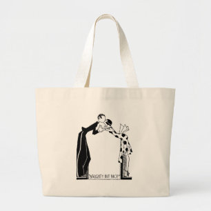 Flapper Art Deco lite stel men Nicefördraget Jumbo Tygkasse