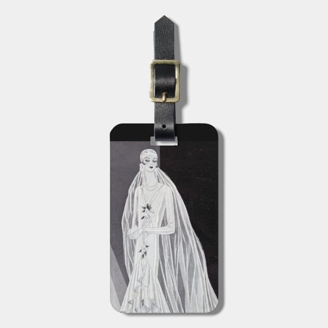 Flapper Bride Bagagebricka (Vertikal Framsida)