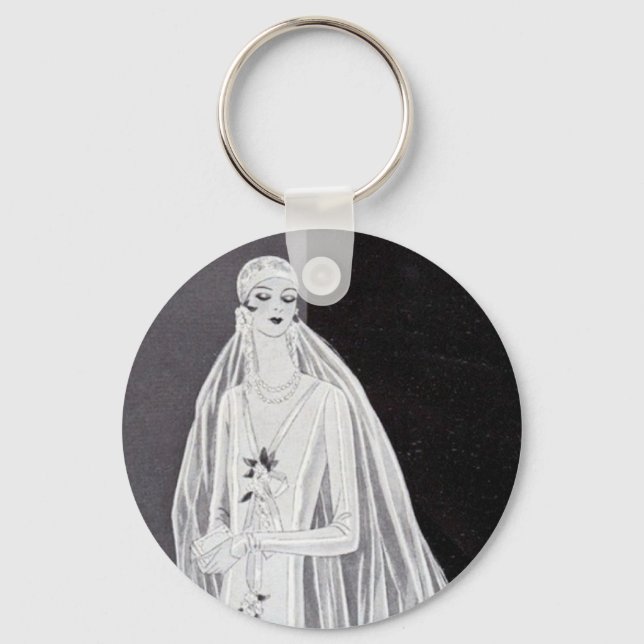 Flapper Bride Nyckelring (Framsida)