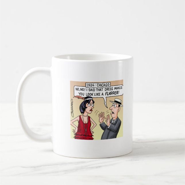 Flapper dress kaffemugg (Vänster)