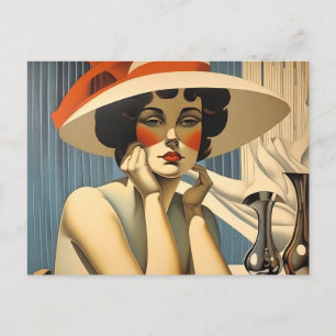 Flapper Elegance: Stil i Jean Dupas Vykort
