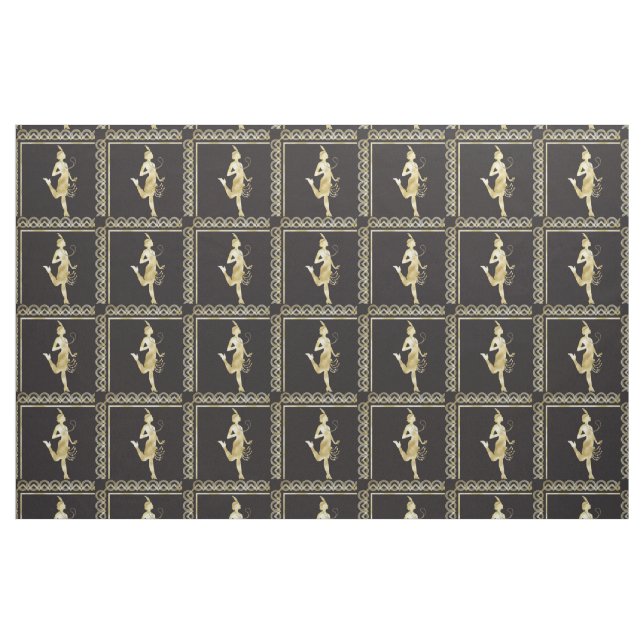 Flapper Girl Thunder_Cove från 1920 Tyg (Fat Quarter)