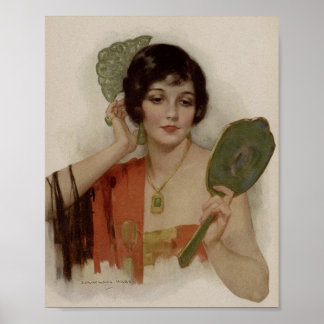 Flapper Girl-vacker 1920 Poster