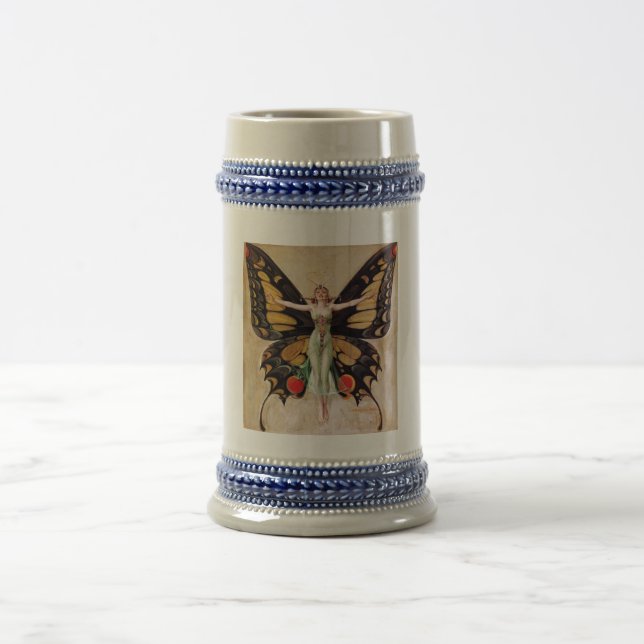 Flapper Girl's Metamorphosis to Butterfly 1922 Sejdel (Center)