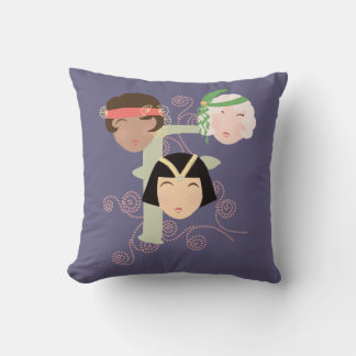 Flapper girls roaring twenties kudde