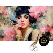 Flapper Glam med Pearls Decoupage