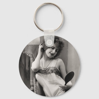 Flapper in Lingerie Nyckelring