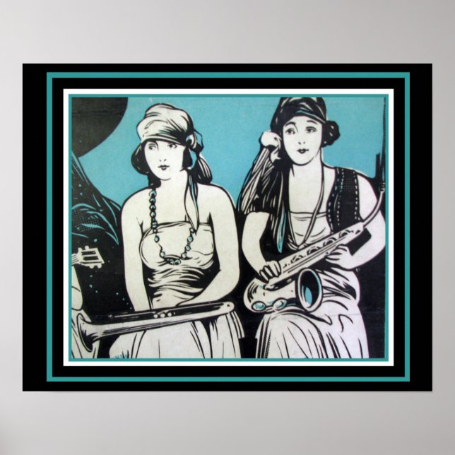 ’Flapper Jazz’ 16 x 20 poster (Framsidan)