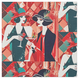 Flapper jul Party Tyg