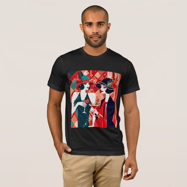Flapper julfest t shirt (Hel framsida)