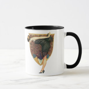Flapper med Peacock Emblem Mugg