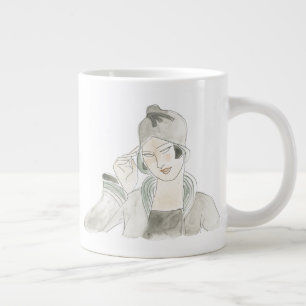 Flapper Mode Sketch Jumbo Mugg