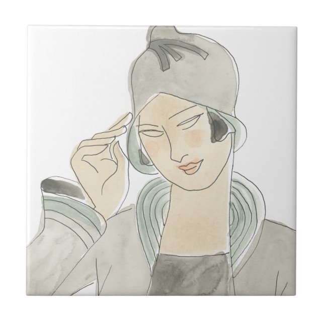 Flapper Mode Sketch Kakelplatta (Framsidan)