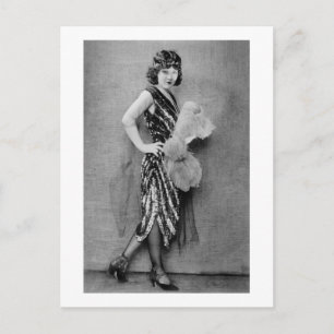 Flapper Mode under 1920-talet Vykort